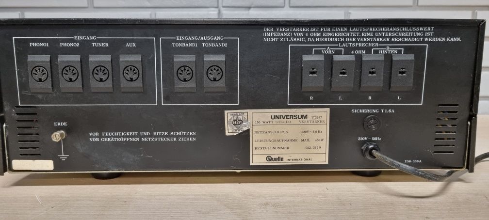 Wzmacniacz Top hi-fi Pioneer UNIVERSUM 2500 V3297. Vintage