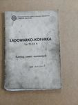 Ładowarko - koparka typ PE-0,8 B katalog części wymiennych