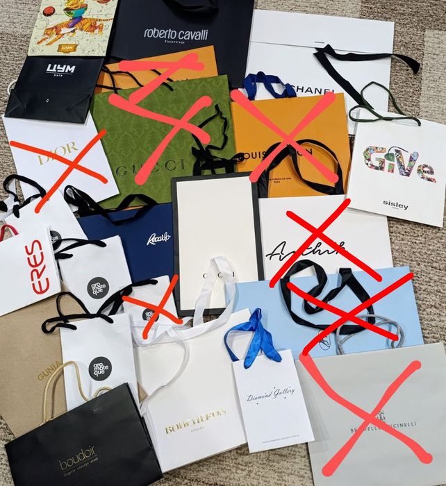 Брендові пакети Asthik, Sleeper, Boudoir, Gucci