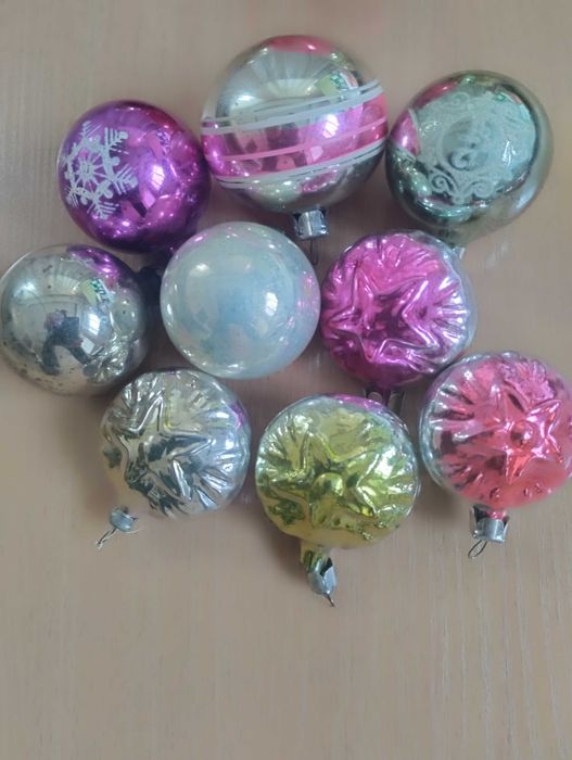 Ёлочные игрушки времён СССР