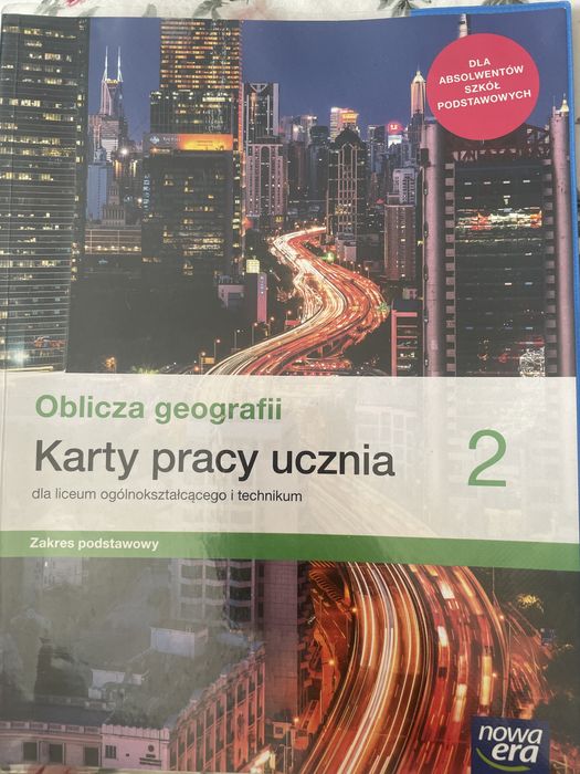 Karta pracy ucznia dwa oblicza geografii Nowa Era
