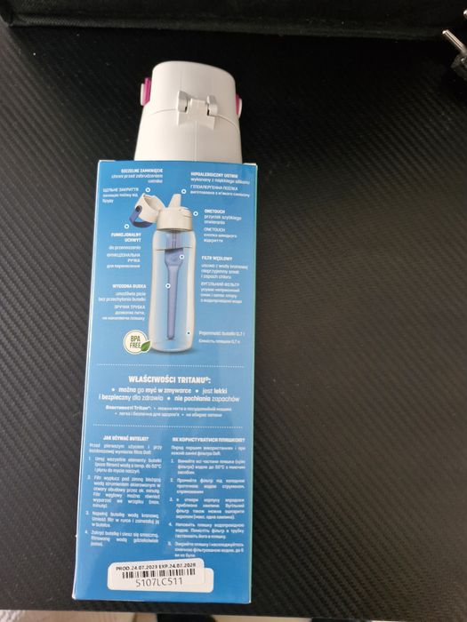 Nowa butelka filtrująca Dafi Solid 0,7 l (różowa)

Nowa butelka filtru