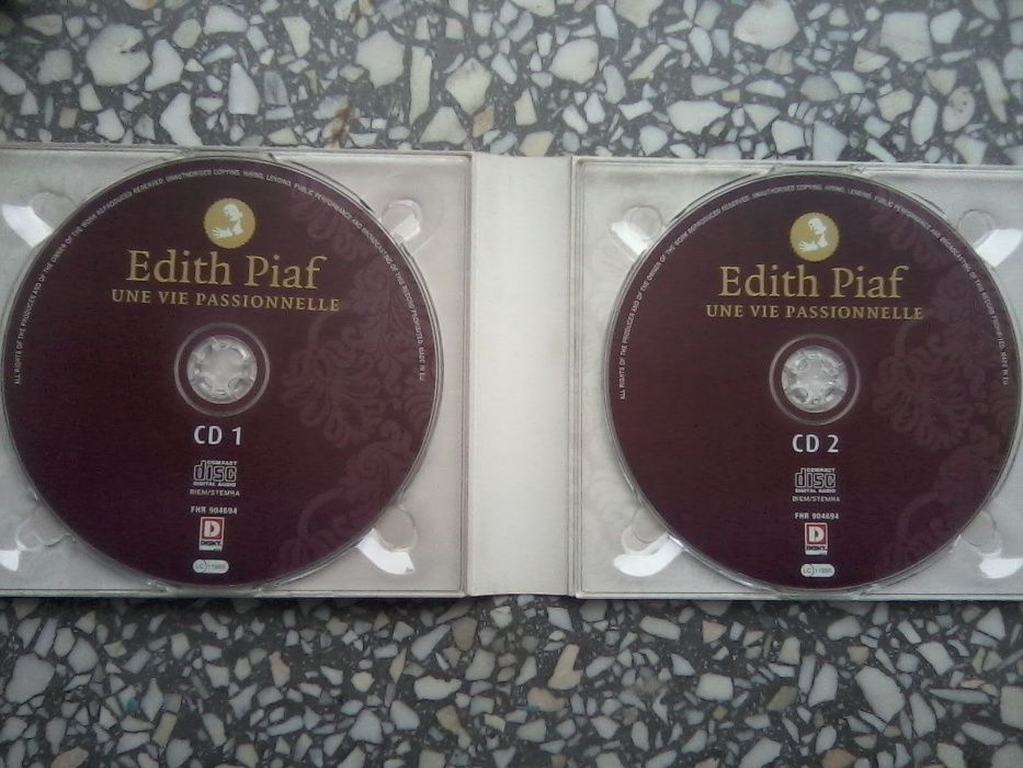 Edith Piaf "Une vie passionnelle" 3CD+DVD