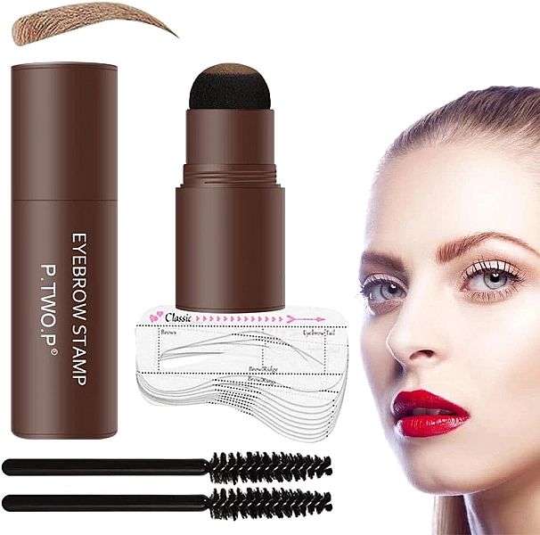 Brwi Szablony Zestaw Pieczęć Kształty Do Brwi Wodoodporne Eyebrow Set