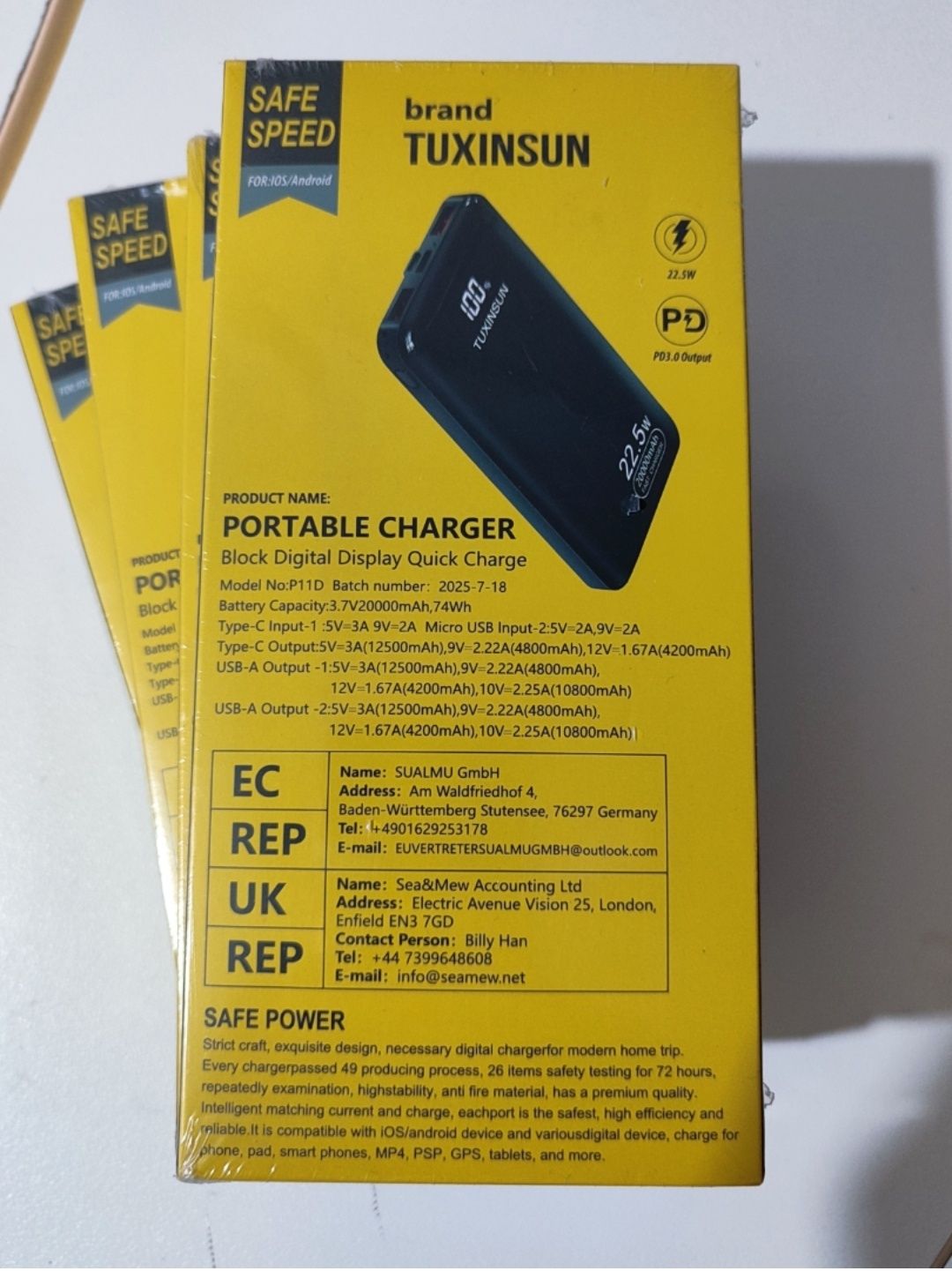 Power bank 20000mah