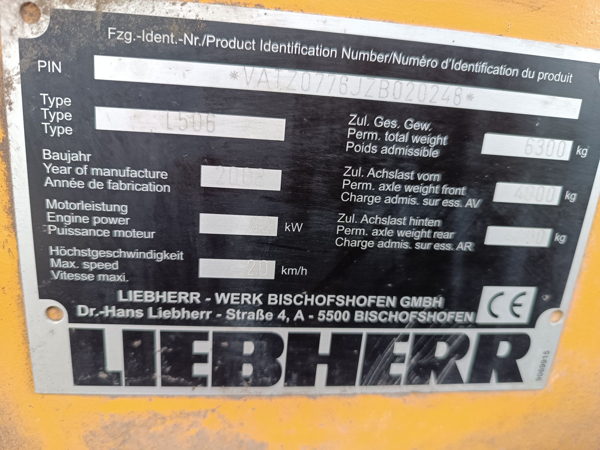 Ładowarka kołowa Liebherr 506 STEREO