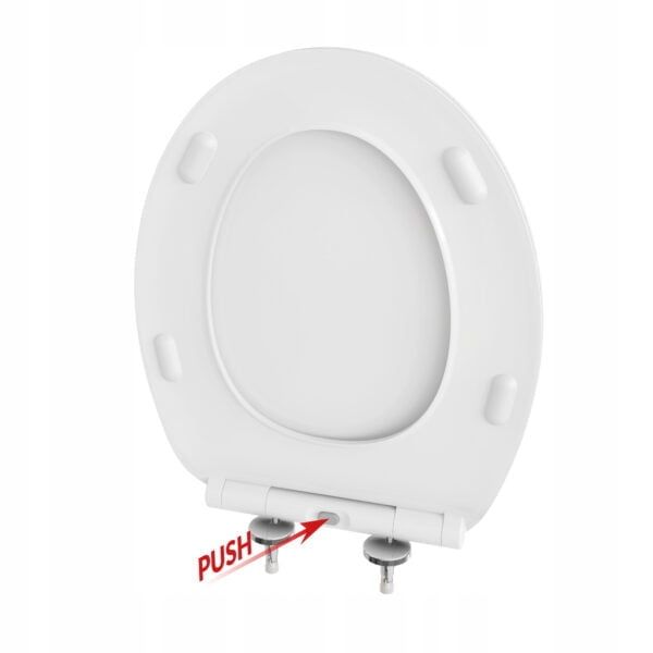 Regulowana Deska Sedesowa Wolnoopadająca 445X370X44Mm Sanit-Plast