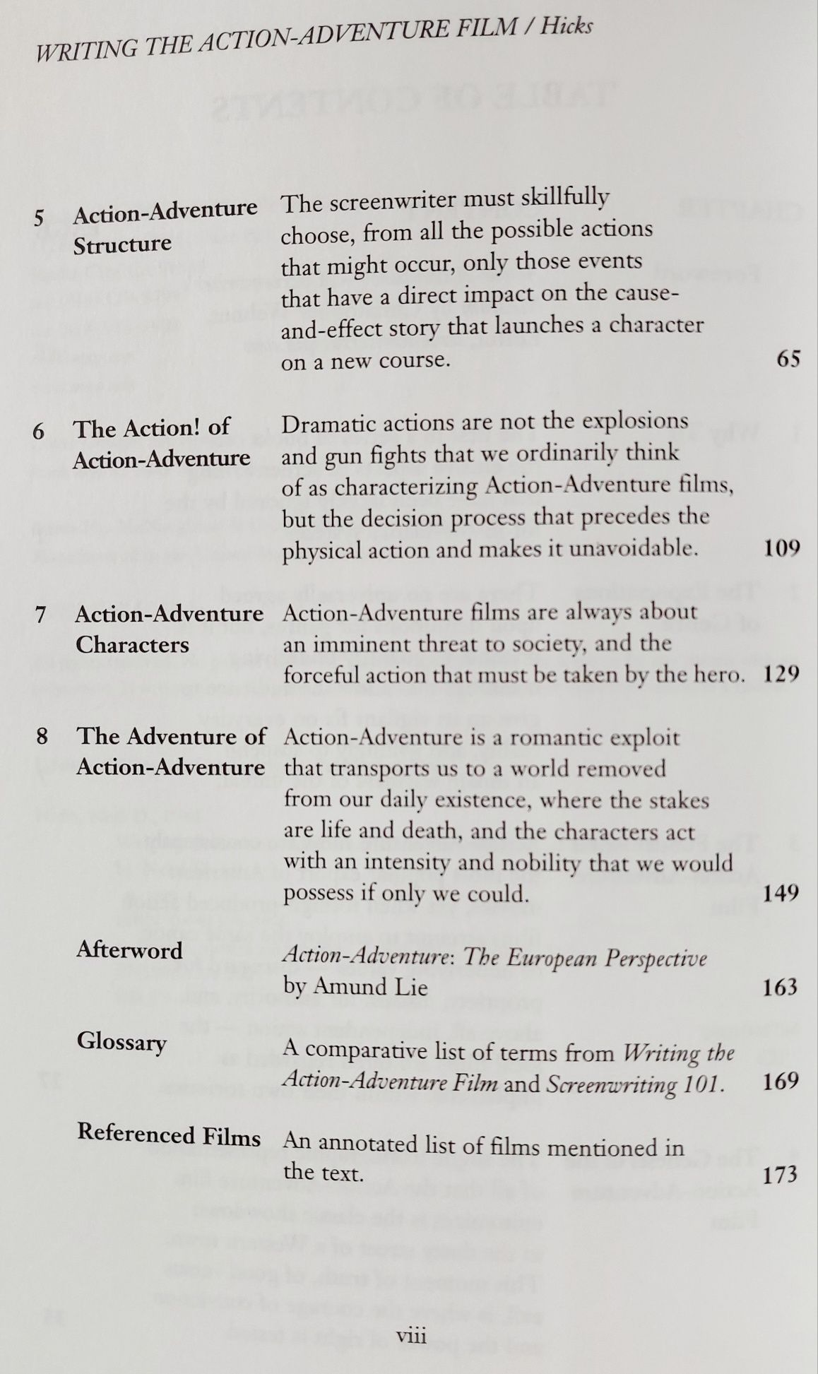 Writing Action Adventure Films