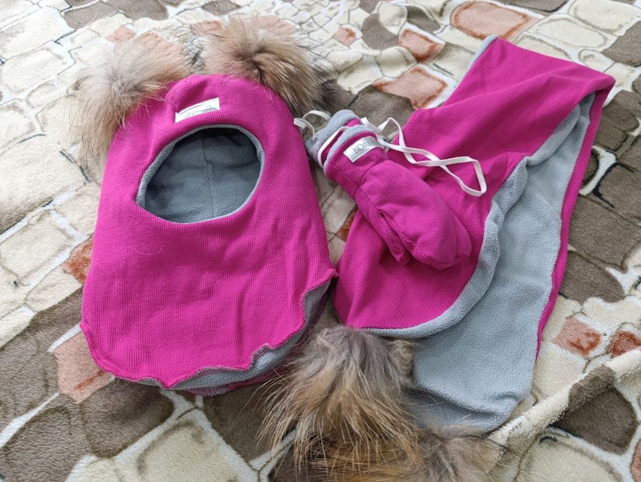 Зимова шапка дитяча набір