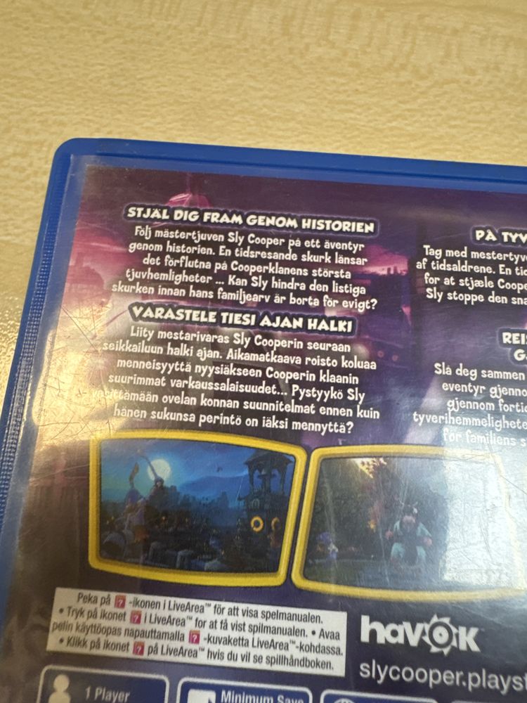 Gra psvita sly cooper thieves in time