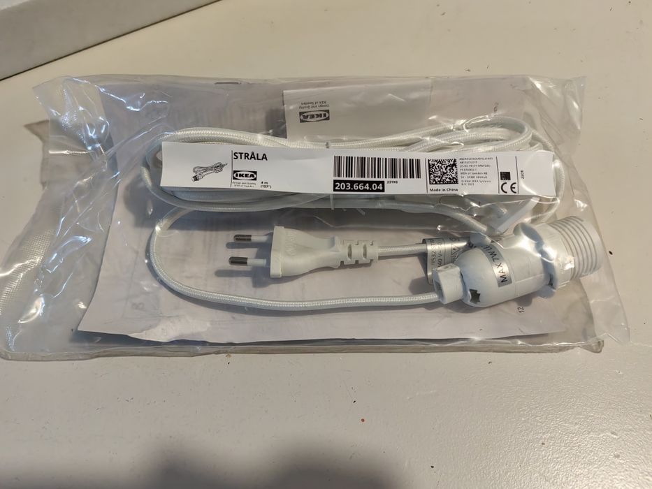 Oprawka z kablem Ikea Stala