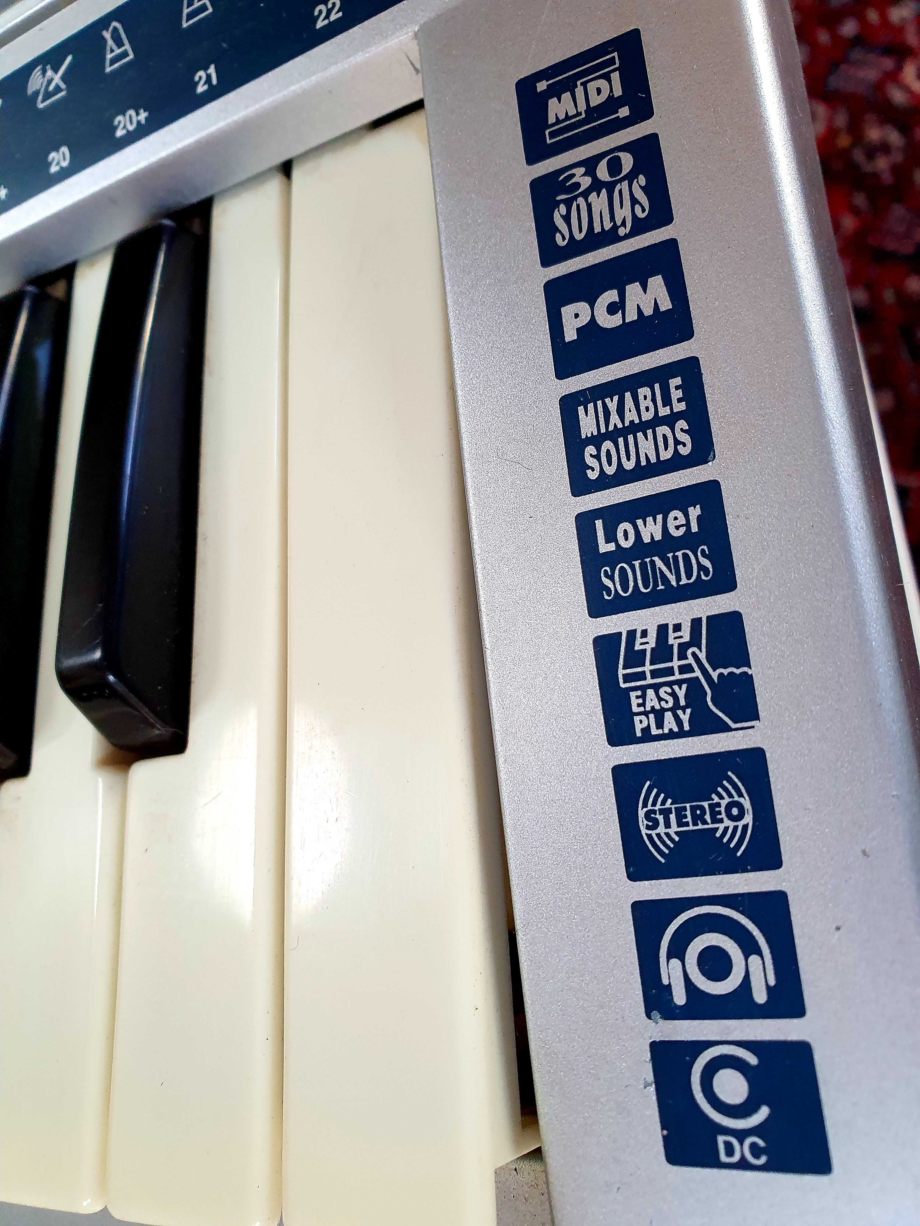 Keyboard Bontempi z nagrywaniem, MIDI, świetne do nauki
