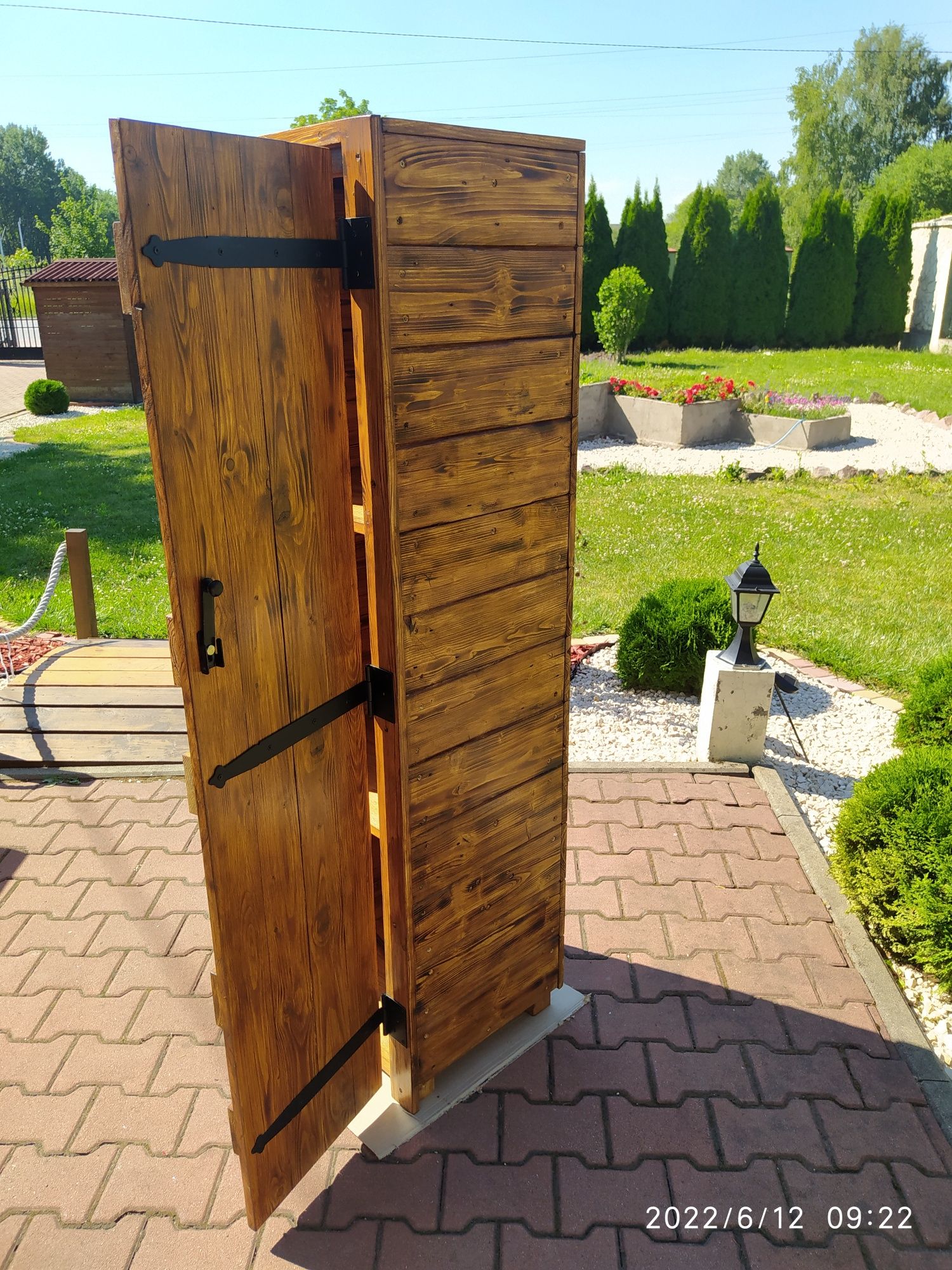 Szafa słupek meble 170x50x50 w stylu Rustykalnym z palet