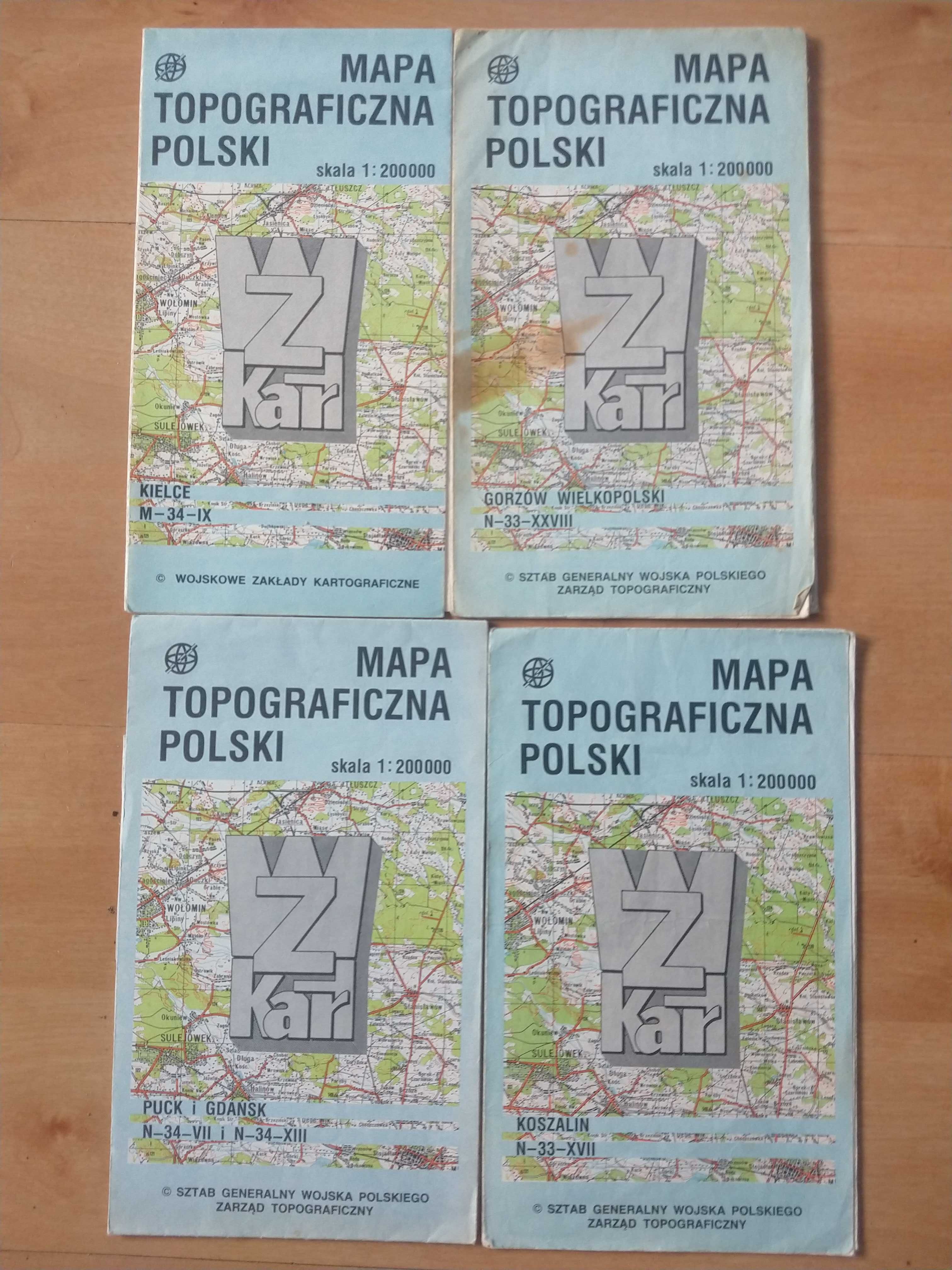 Mapa topograficzna Polski