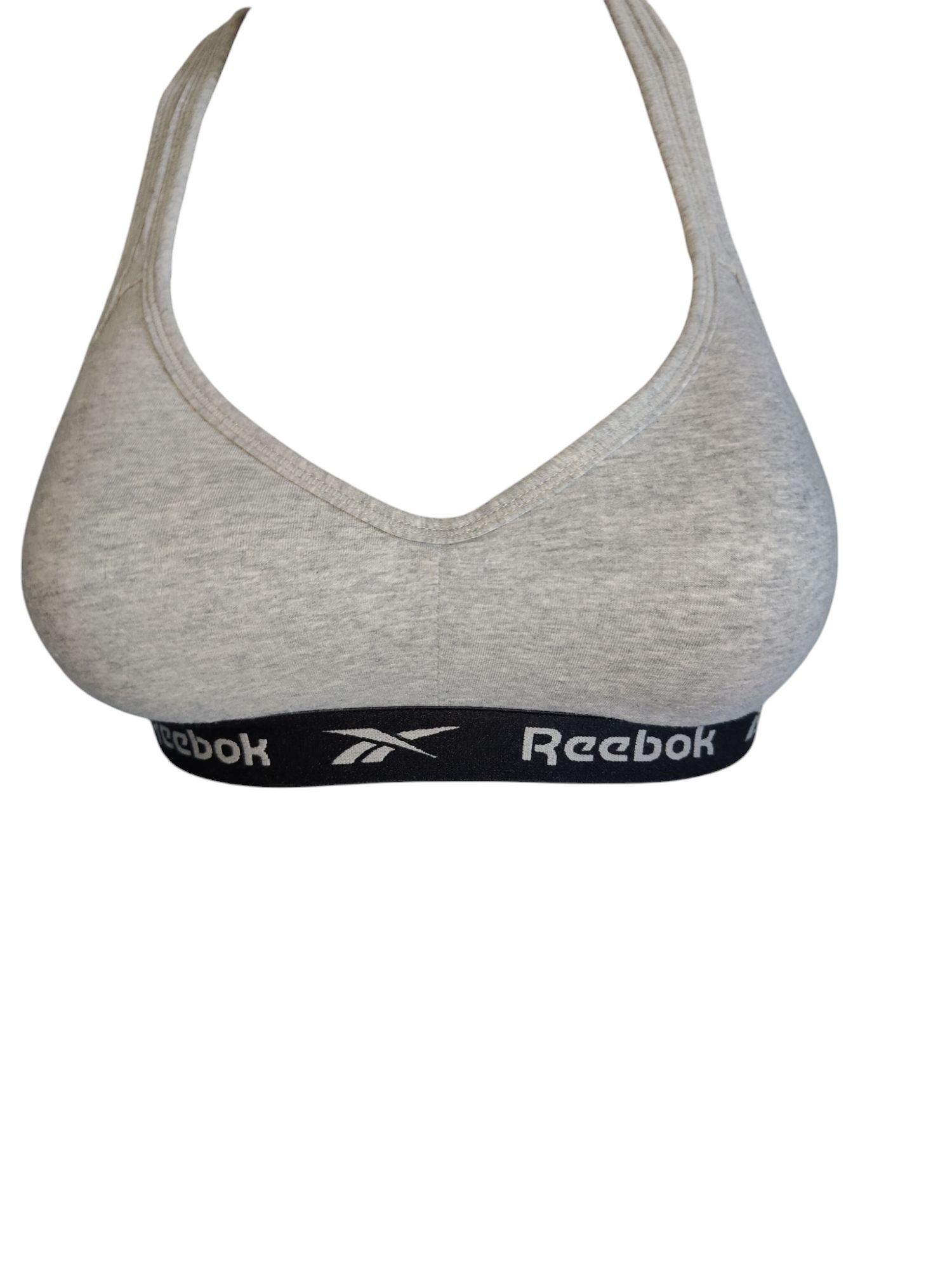 Markowy top bokserka Reebok krótka bluzeczka sportowa r36S usztywniany