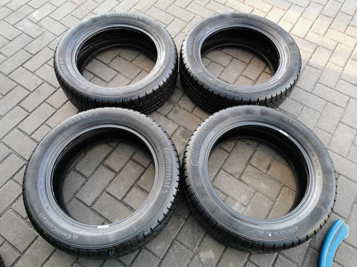 215/55 94V R17 CONTINENTAL TS815 Seal 2021r Całoroczne 8mm Opony 4szt