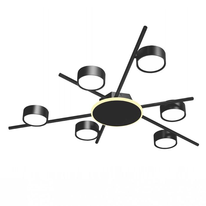 Світильник VIDEX під лампу GX53 з підсвіткою VL-SPF22B-BB; Люстра led