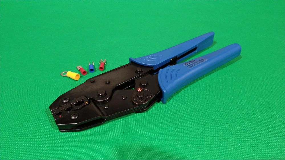Обжимка прес клещи для изолированных клемм наконечников