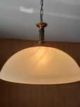 Lampa sufitowa z mosiądzu