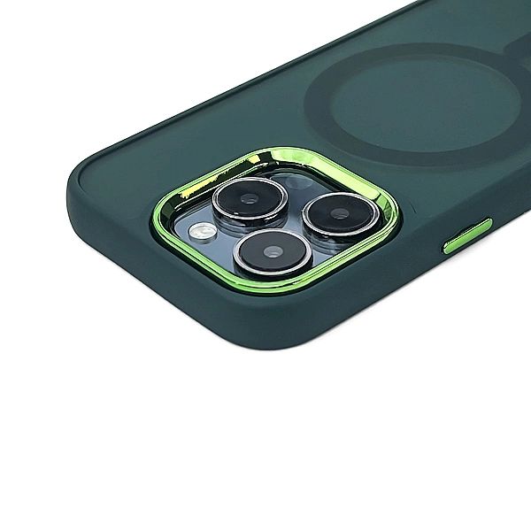 Etui Wozinsky Fashion Case z MagSafe na Samsung Galaxy S24 FE - zielon