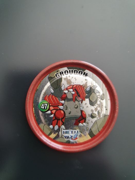 Metal tazos Pokémon