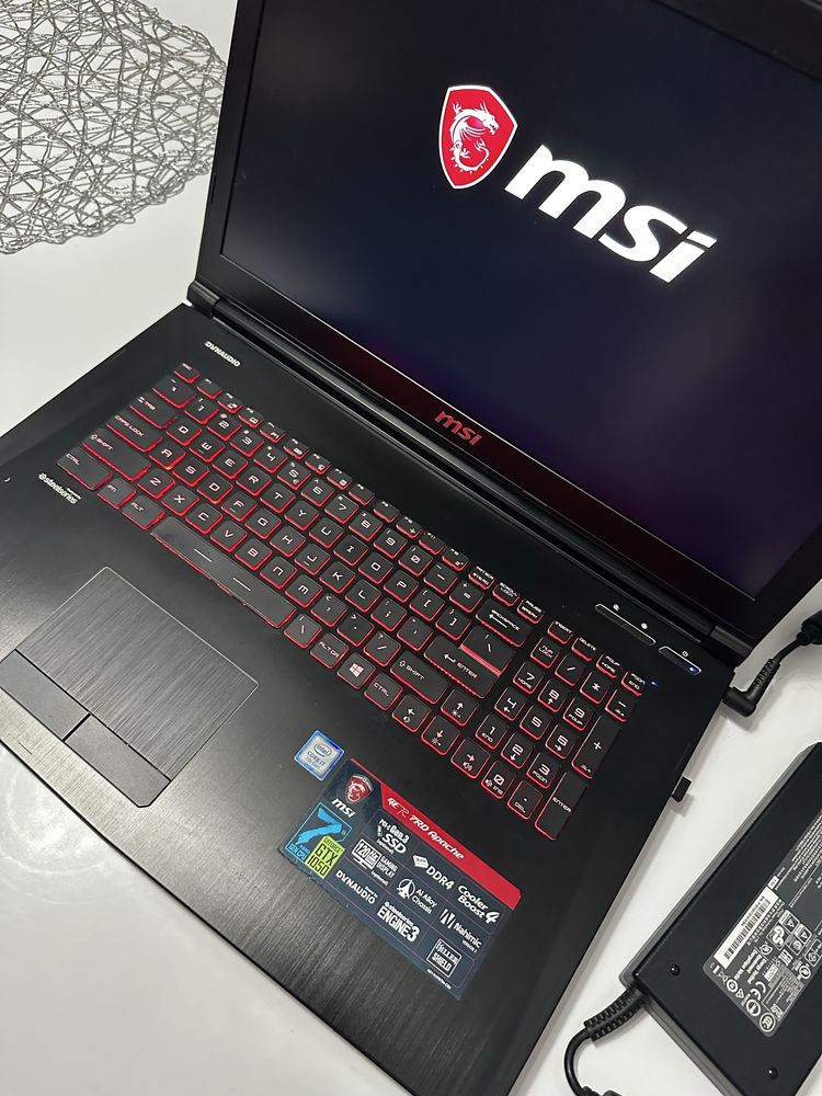 Laptot gamingowy msi GE72 7RD Apache