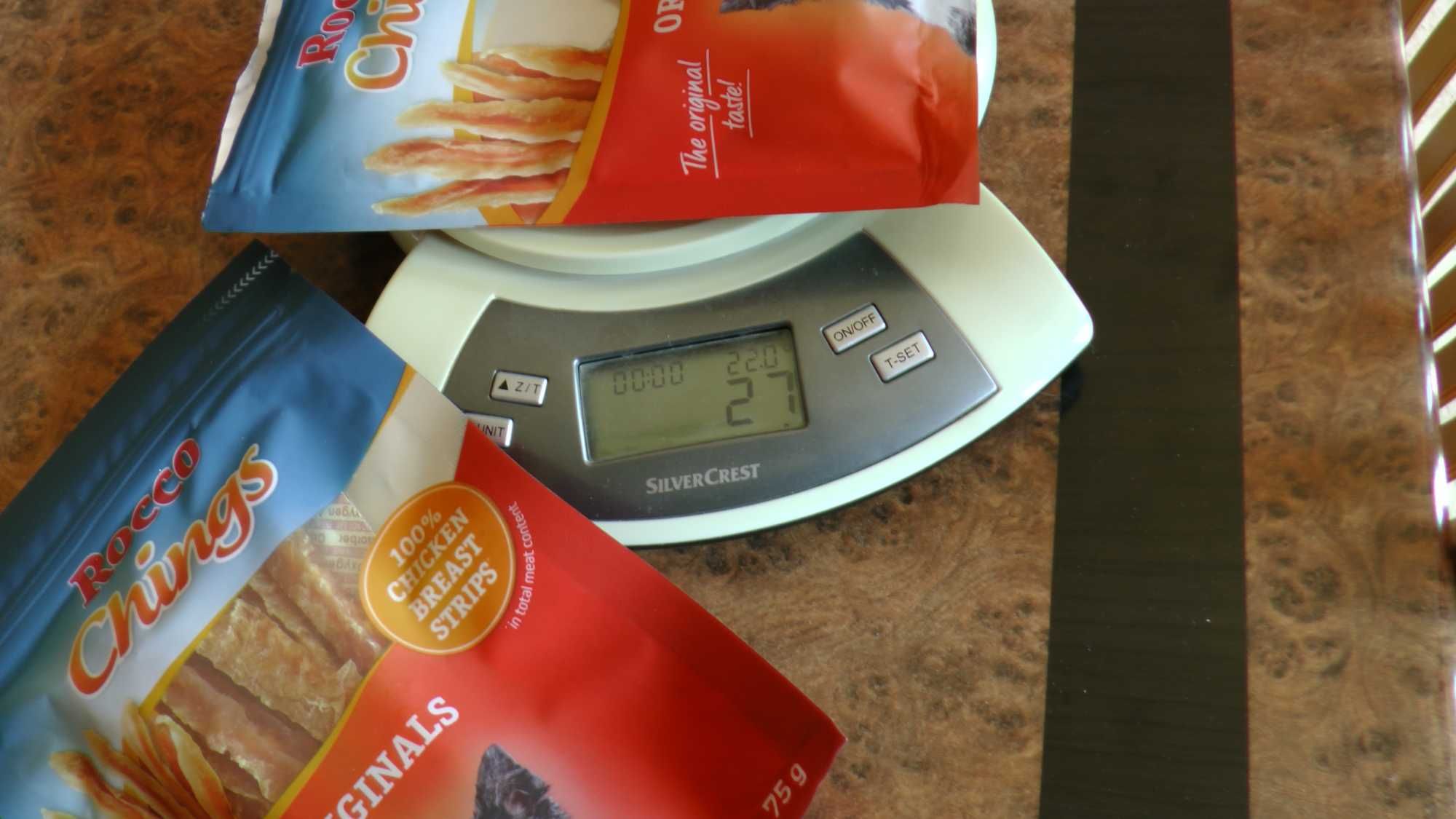 Rocco chings, pierś z kurczaka w paskach 75g+27gr