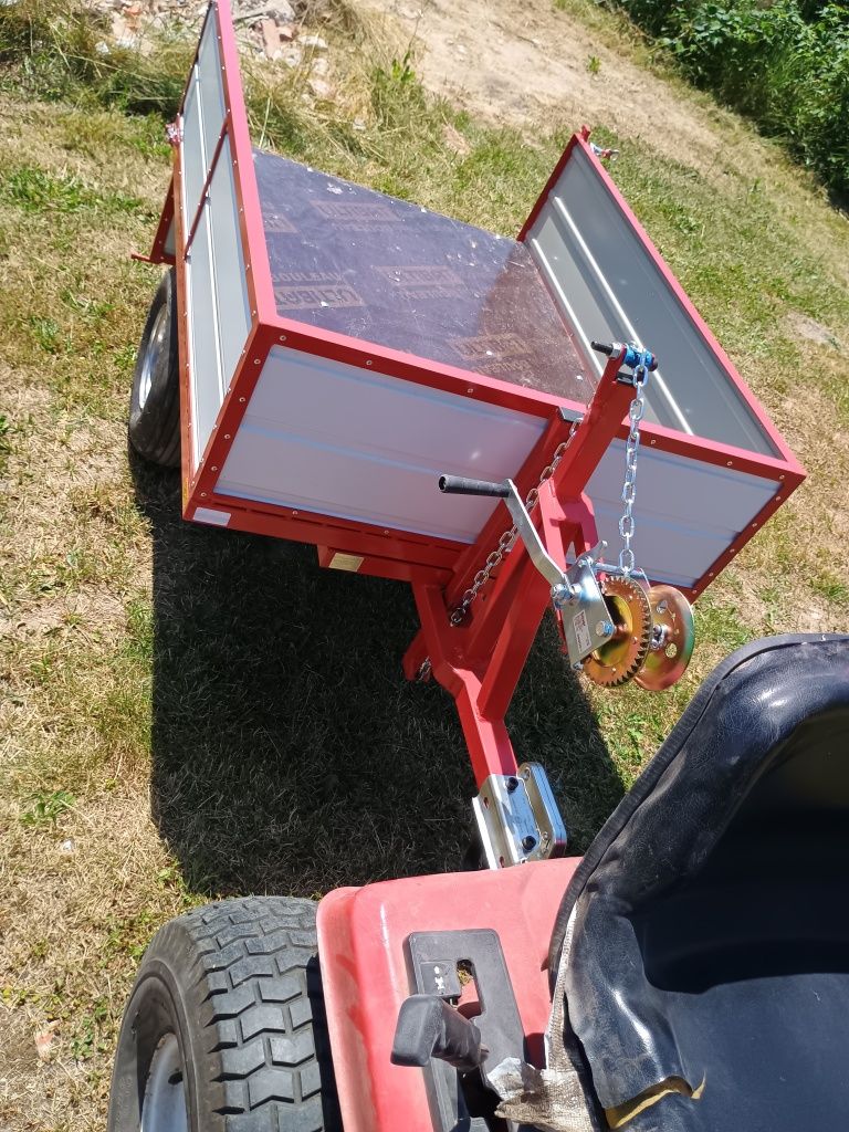 Przyczepka traktorek quad. Kiper