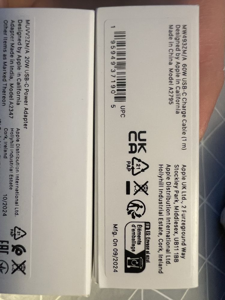Ładowarka USB-C Apple iPhone 20W oryginalna