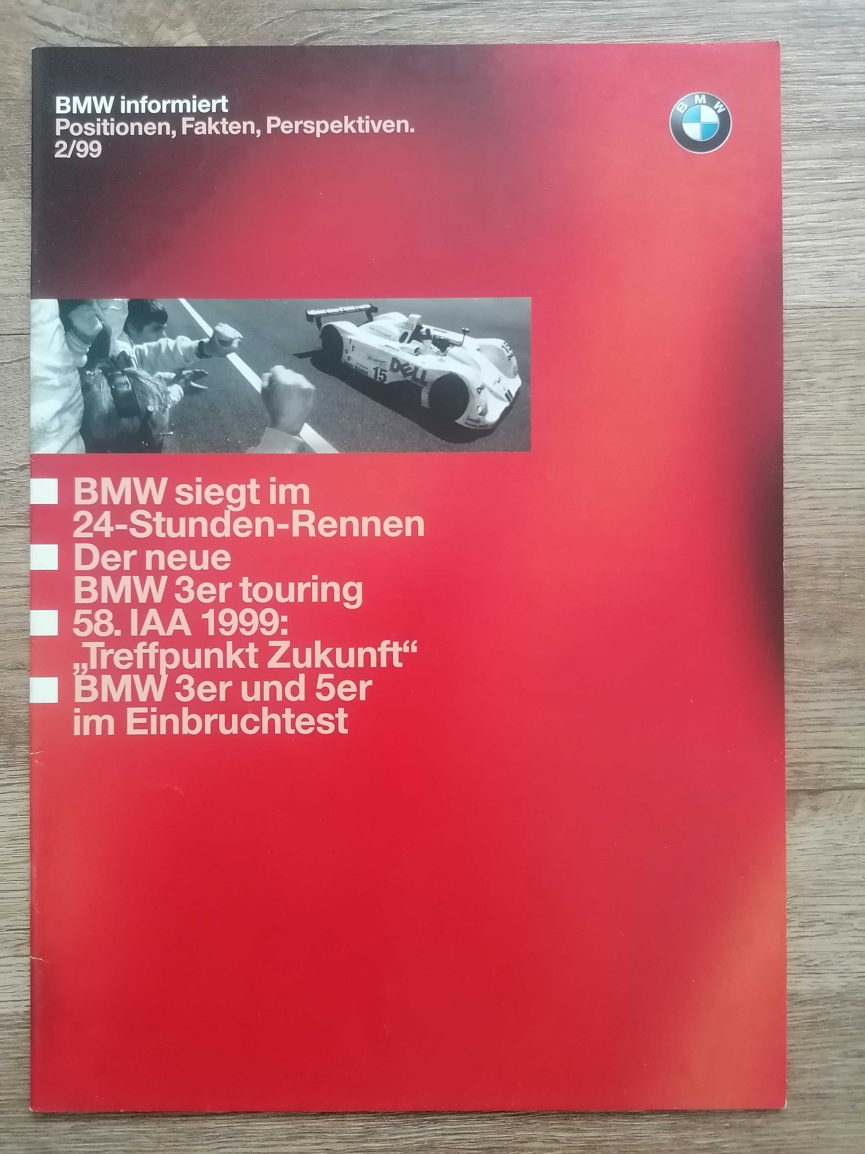 Prospekt BMW "Informator o stanowisku, faktach i perspektywie."