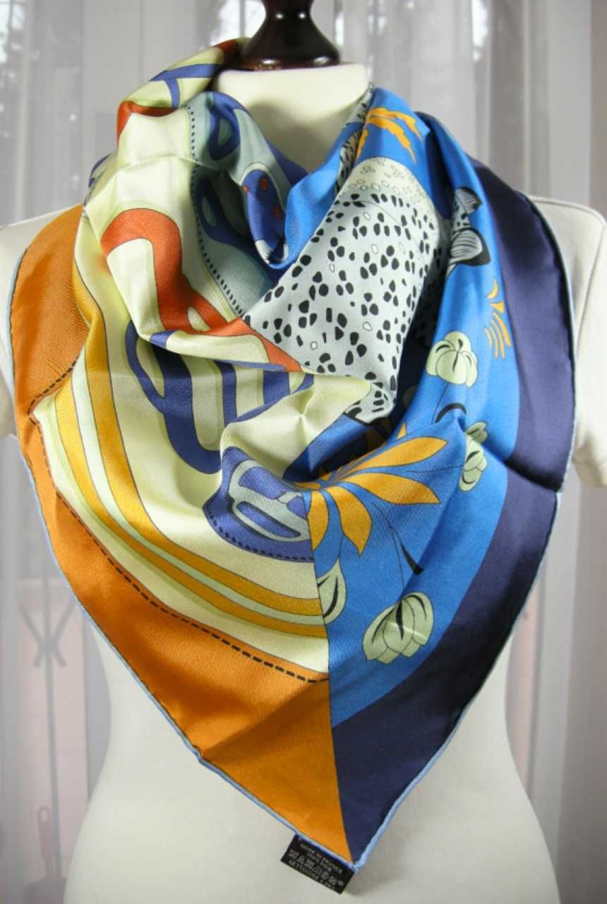 Hermes apaszka jedwabna 100% twill silk 90/90