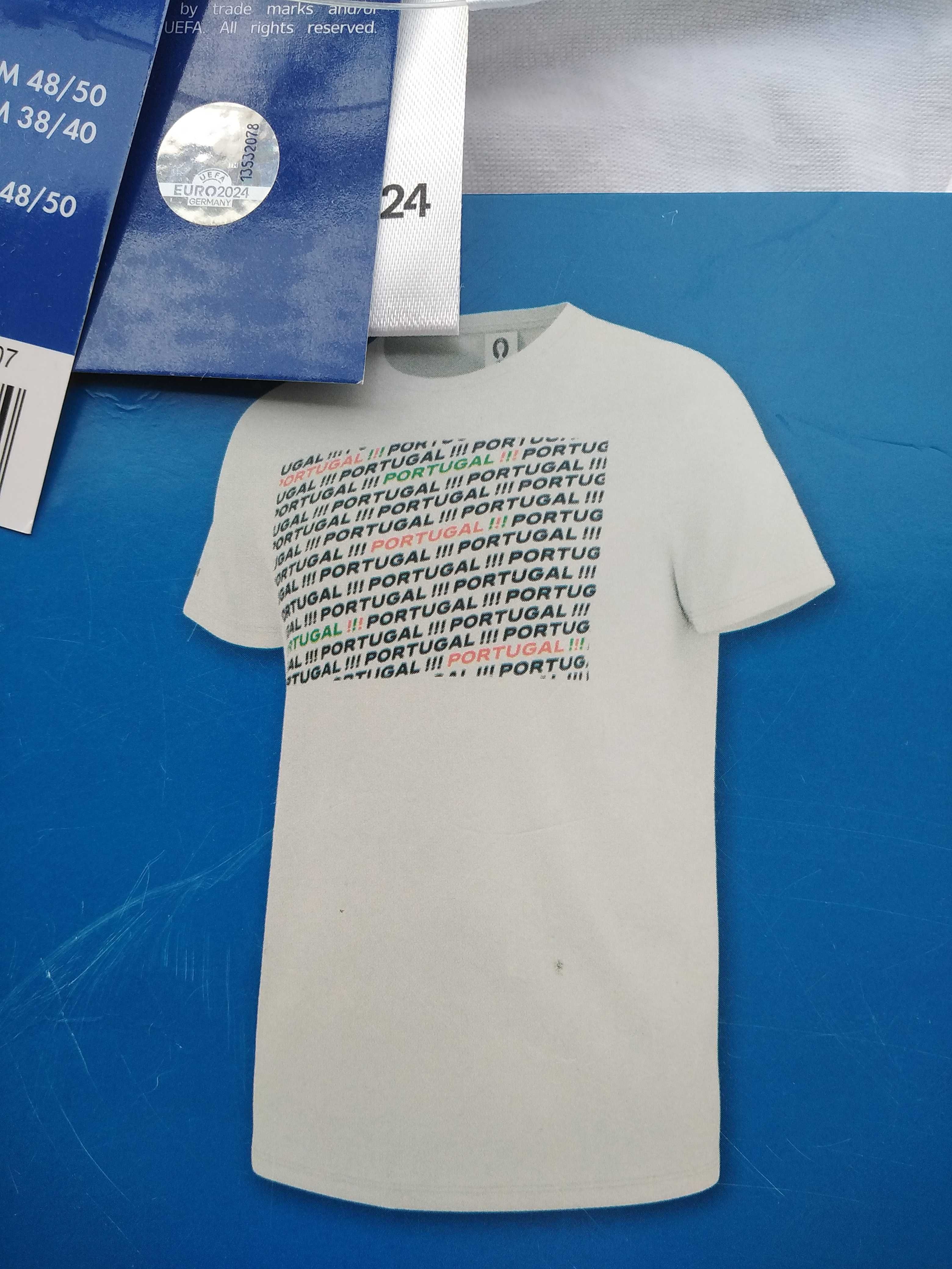 T-Shirt Branca Homem UEFA Euro 2024