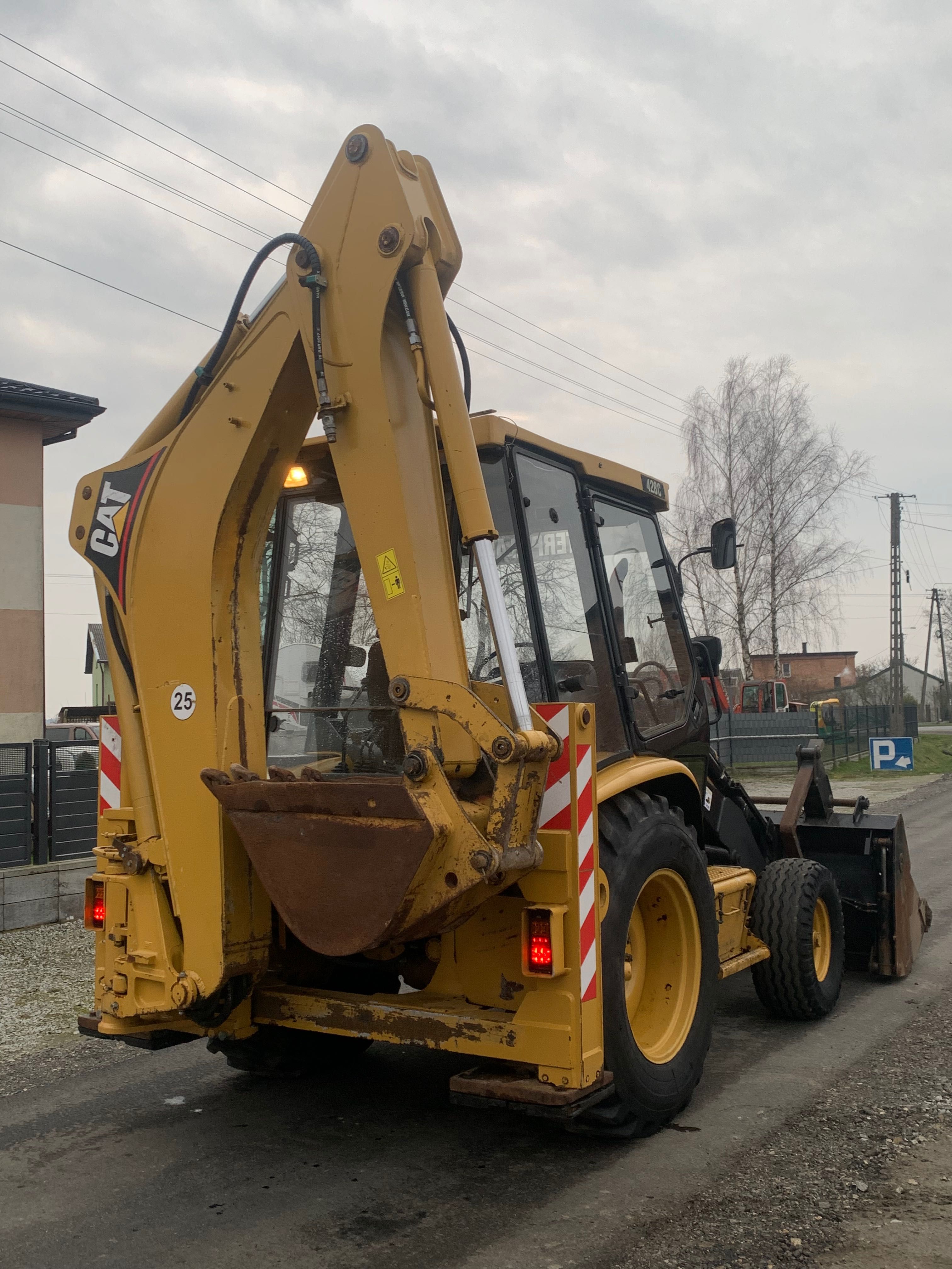 Koparko-ładowarka Caterpillar 428C JCB 3CX CAT 428 Case Terex Volvo BL