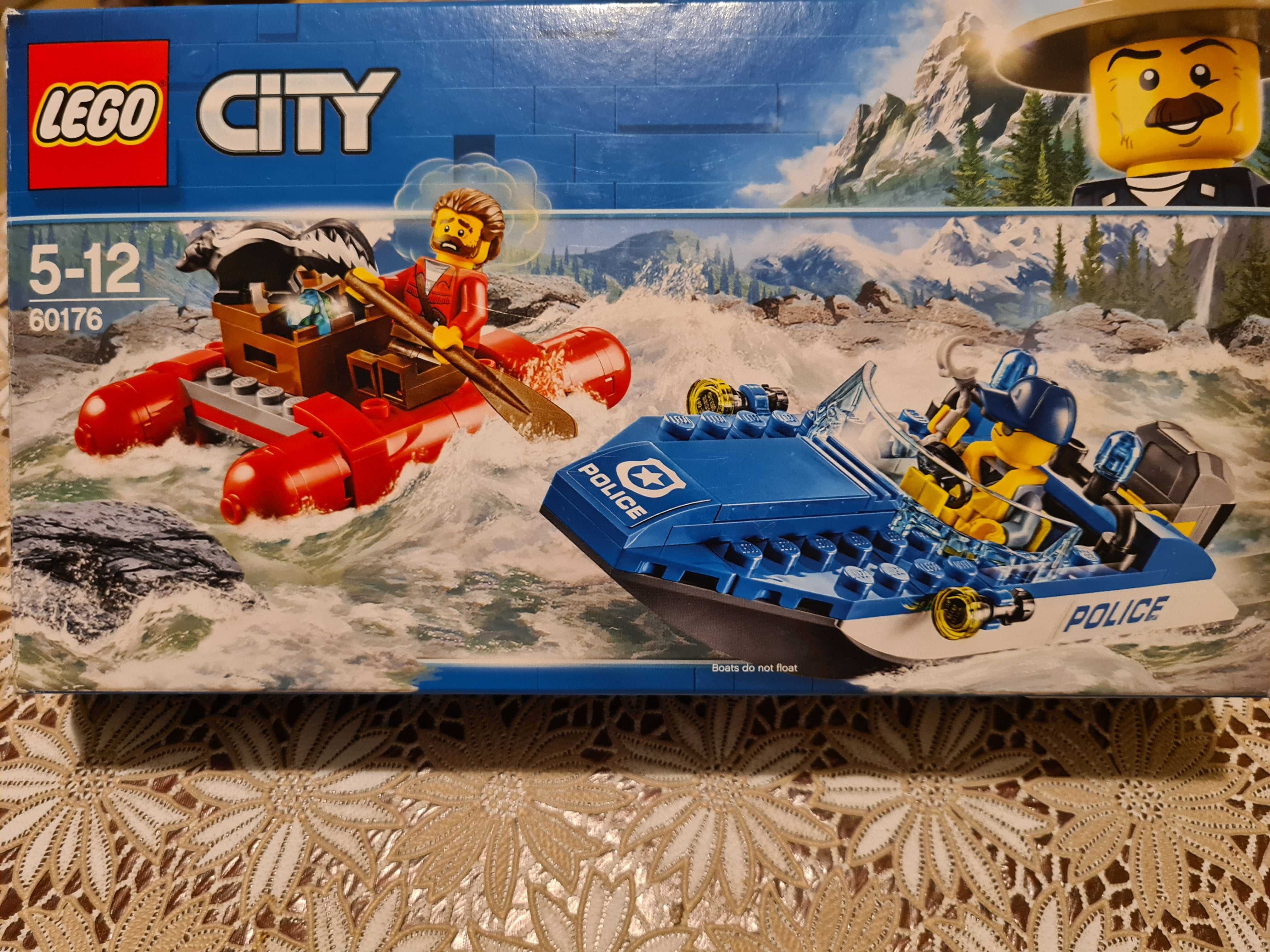 Klocki Lego city 60176 Ucieczka rzeką - kompletne