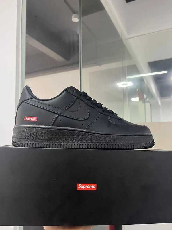 Nike Air Force 1 Low Supreme Black 38-45