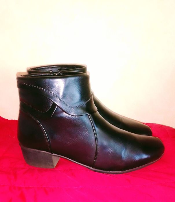 Кожаные деми-ботиночки и кроссовки. Made in Turkey. Размер 38, 36.