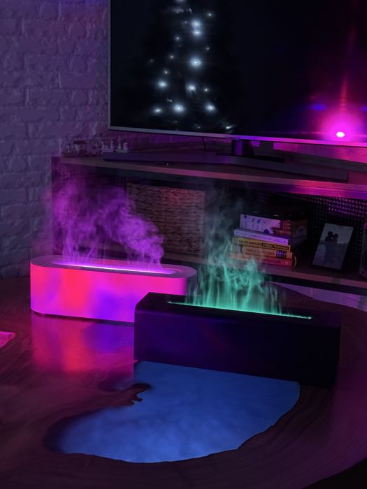 Зволожувач повітря з ефектом вогню, увлажнитель с эфектом огня