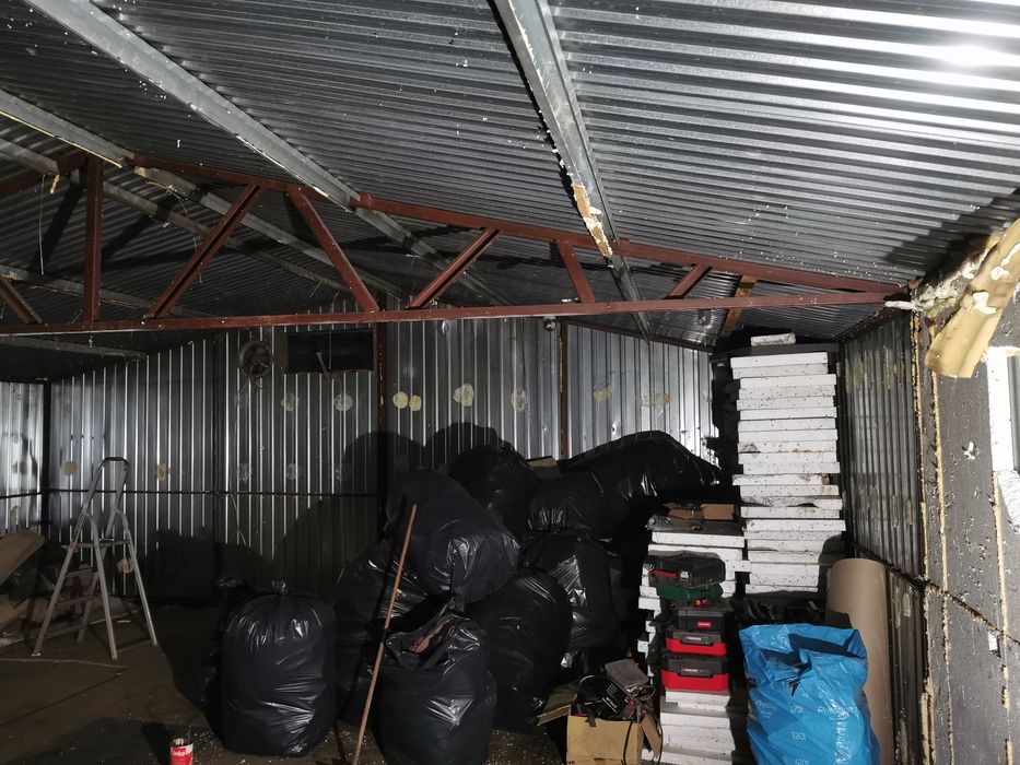 Garaż blaszany 49 metrów