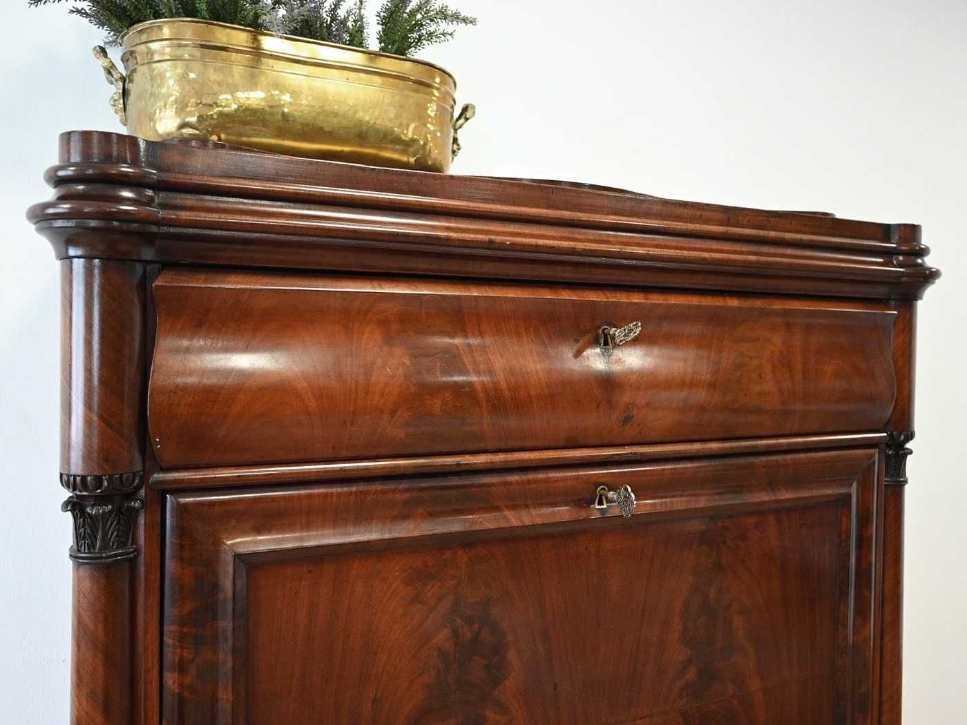 antyczna sekretera z około 1870 roku antyk 060906