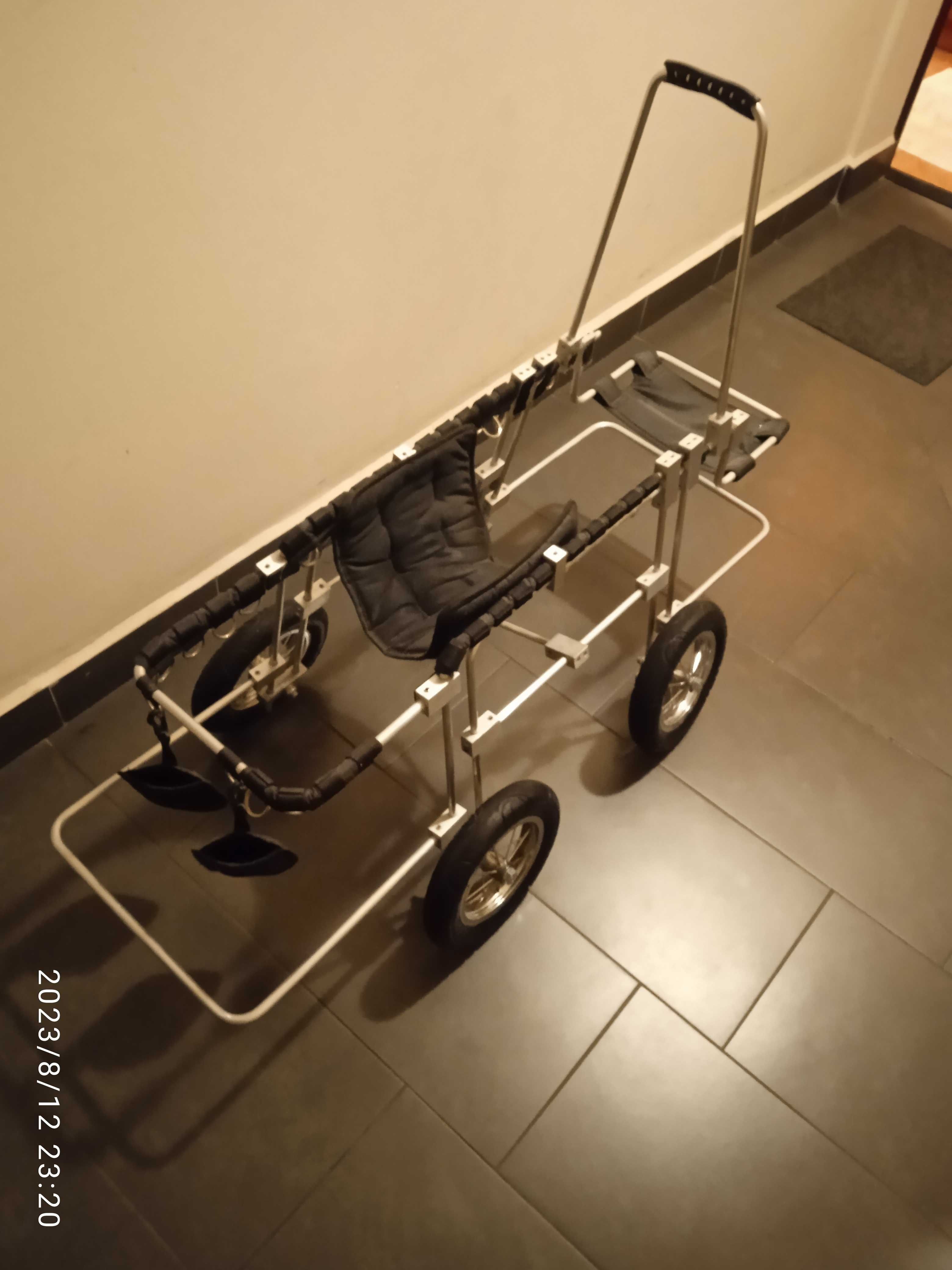 Wózek dla psa rehabilitacyjny 4-kołowy