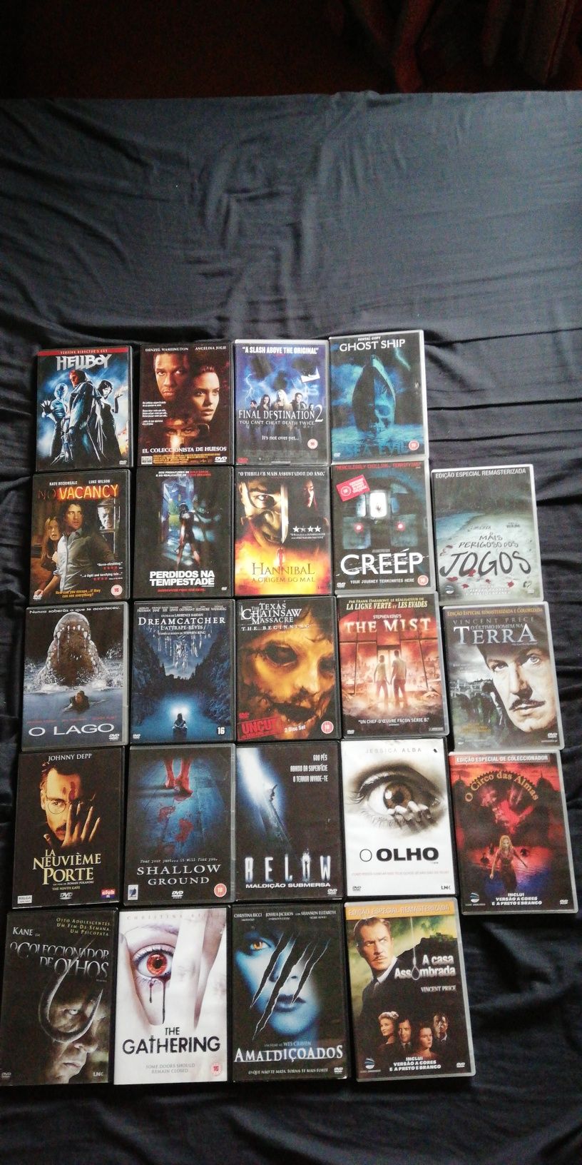 Grandes filmes de Terror, packs, dvds e Blu ray (portes grátis)