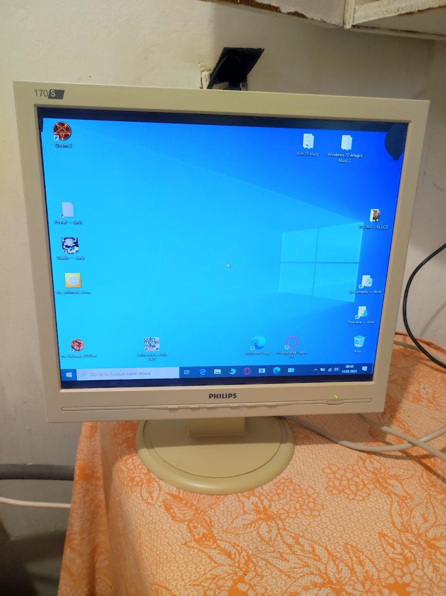 Dwa monitory Philips 170S do naprawy