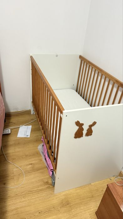 Cama bebe com colchao novo