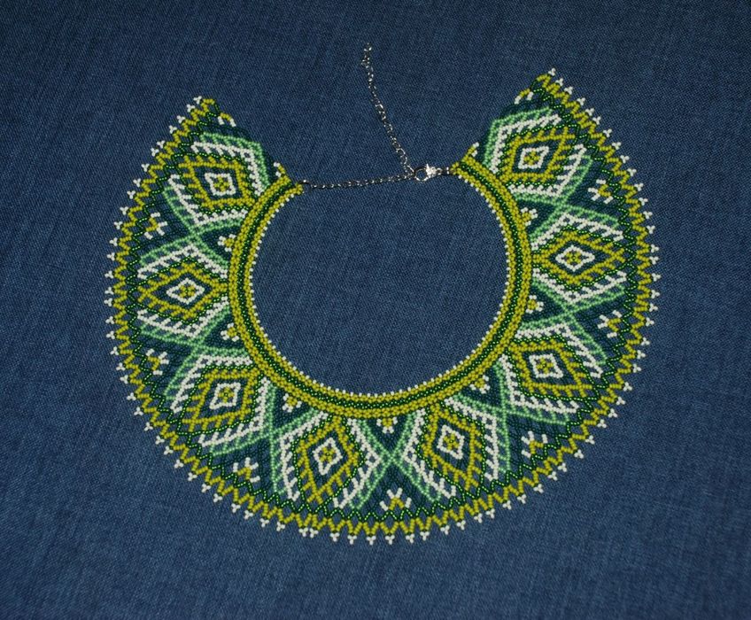 Намисто силянка ручної роботи з чеського бісеру Preciosa