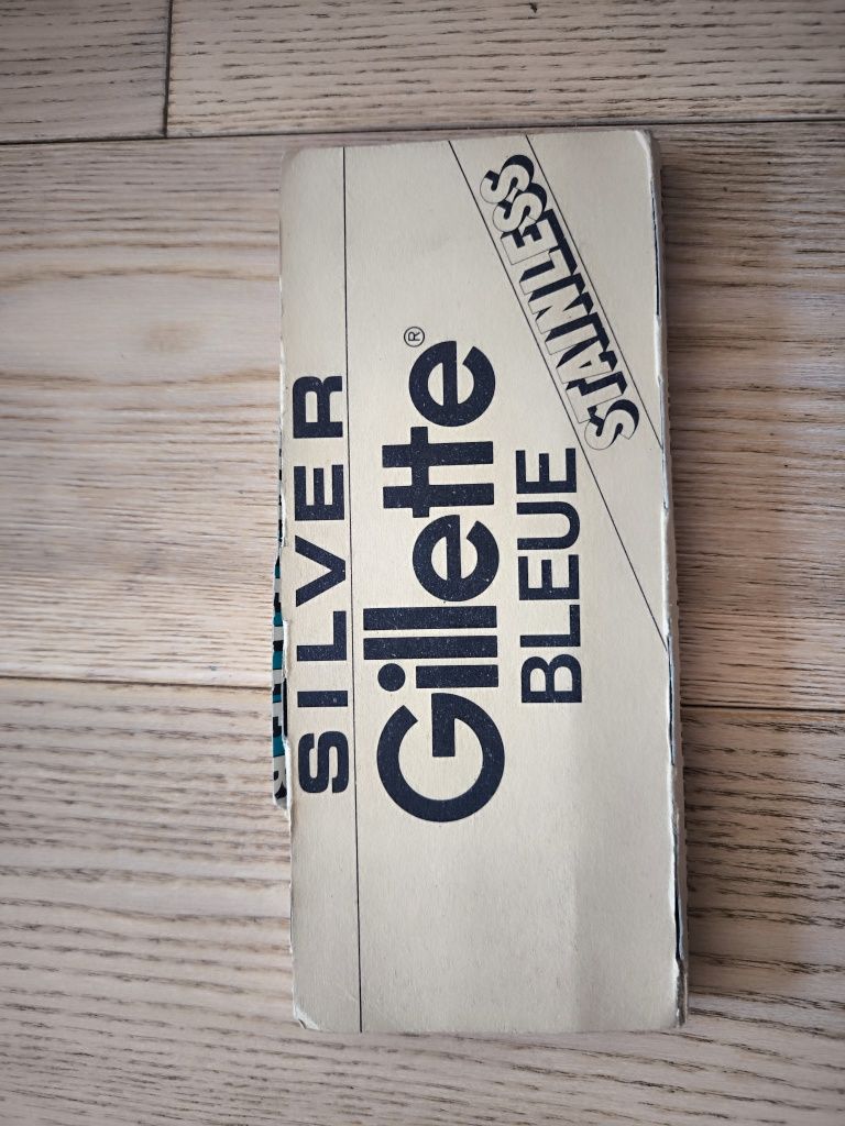 Żyletki Gillette Bleue Silver 16 paczek po 5 szt. PRL USA