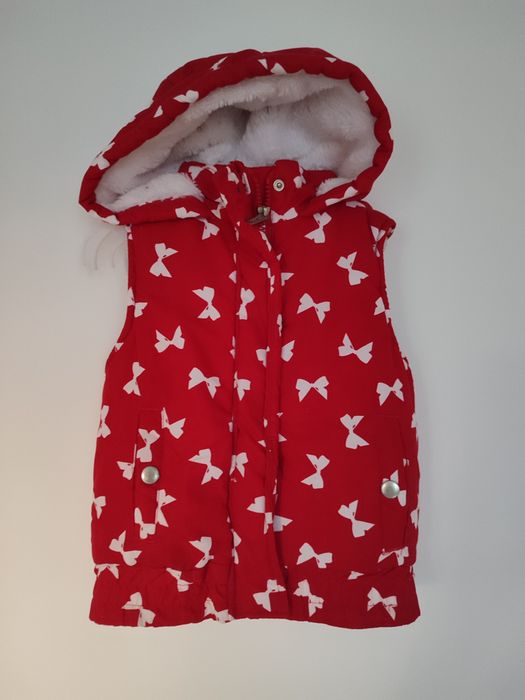 Ciepły bezrękawnik rozmiar 92/98