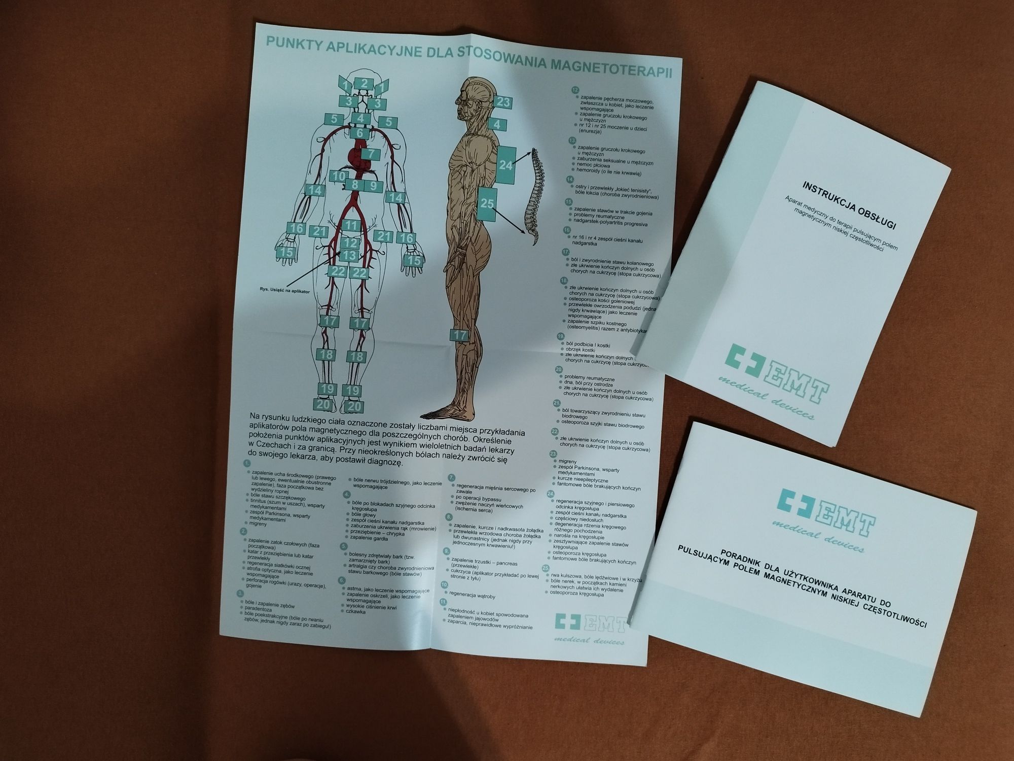 Zestaw do magnetoterapii EMT Medical Devices Gold