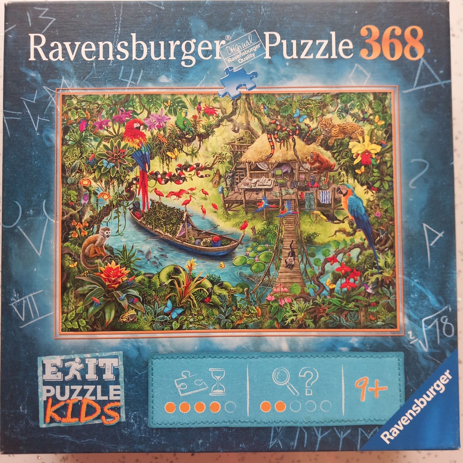 Puzzle Exit Puzzle Kids Wyprawa do Dżungli Ravensburger produkcja Niem