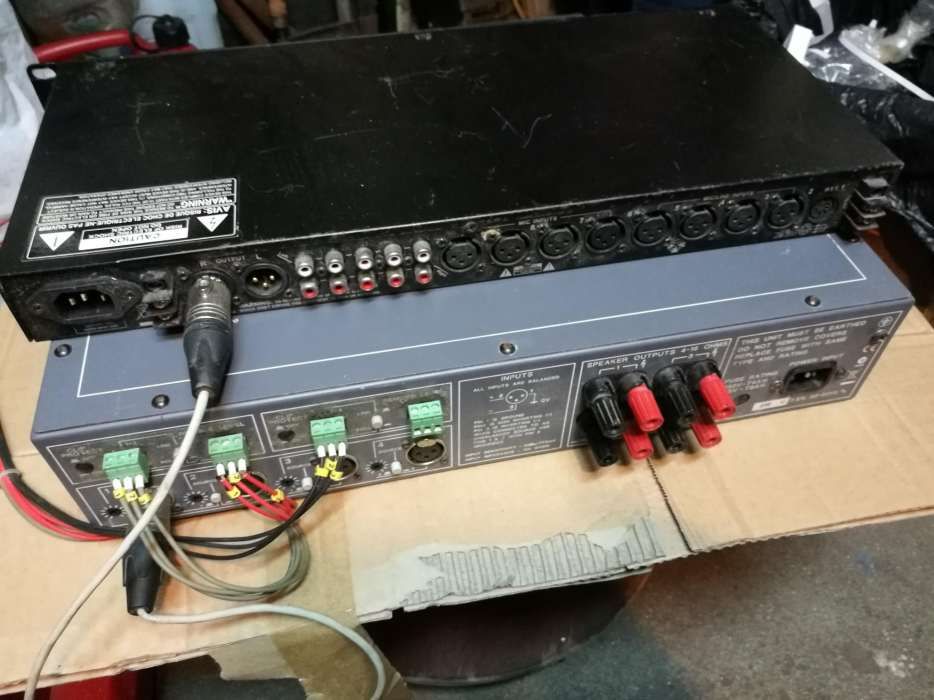 Amplificador 4 canais + equalizador