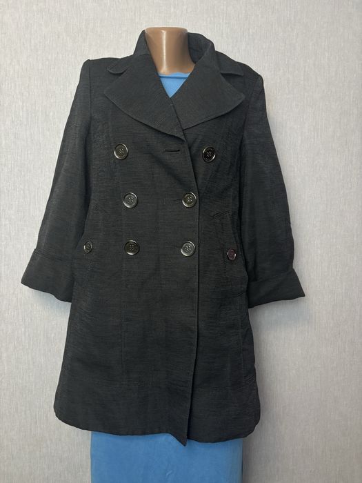 Burberry Двобортний піджак тренч льон котон